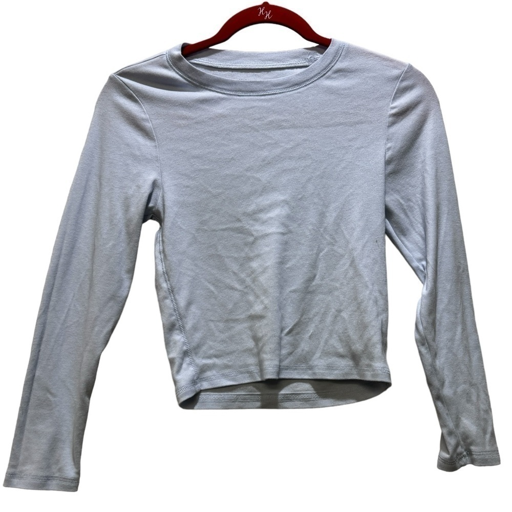 American Eagle Crop 3/4 sleeve top Medium